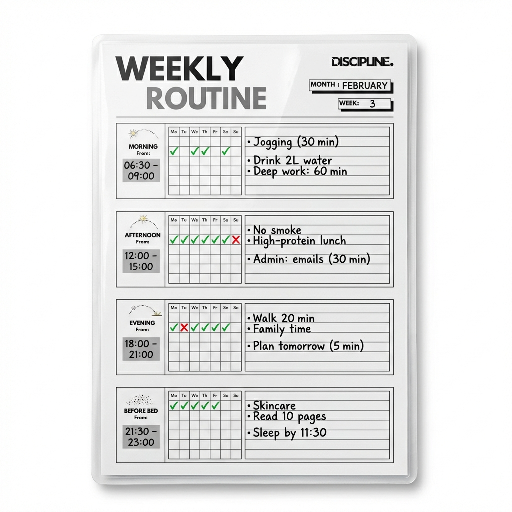WEEKLY TEMPLATE